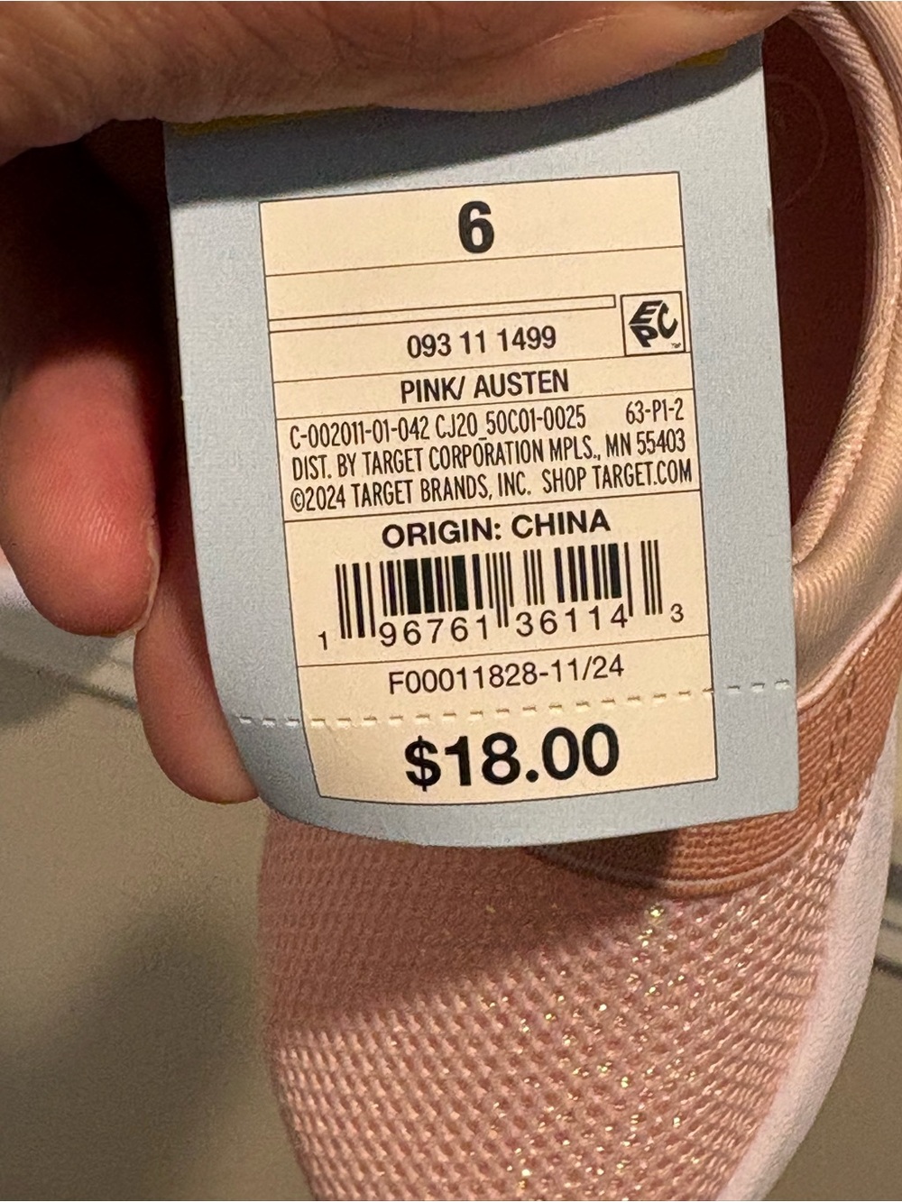 Cat & Jack Toddler Austen Slip-On Water Shoes Light Pink Multiple Toddler Sizes - Picture 12 of 12